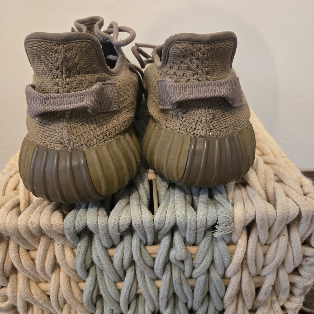 Yeezy Taupe Knit Sneakers - Picture 3 of 4